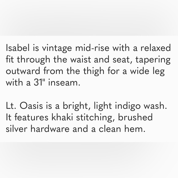 DL1961 Isabel Wide Leg Jeans | Size 27 - Picture 8 of 12